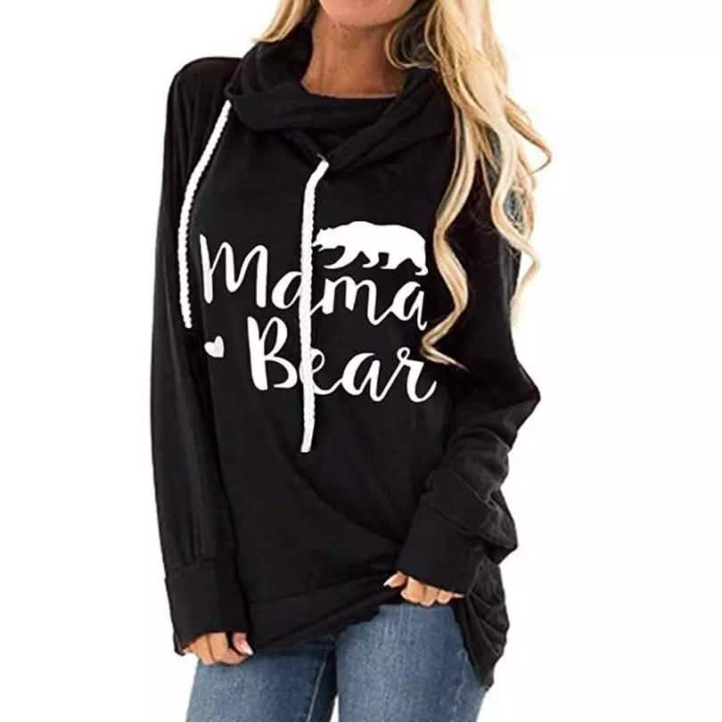 Mama Bear Hooded Fashion Tunic